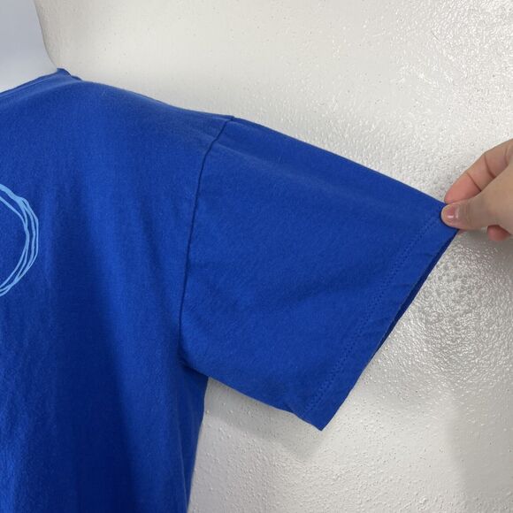 Ocean Current Shirt Youth Extra Large Blue Short Sleeve Surf Board Meeting Tee - Picture 6 of 9